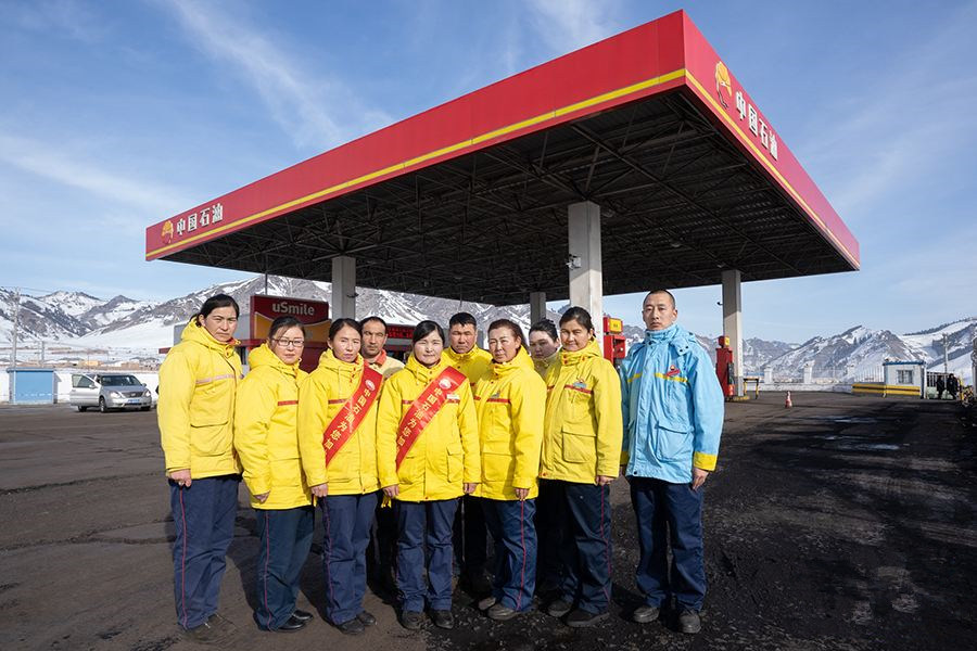 新疆中石化加油站网架